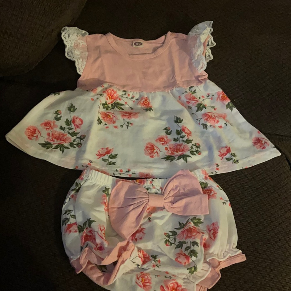 Kids floral 2pc set